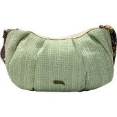 IZIA Bolso de hombro beige / beige oscuro / azul claro / verde