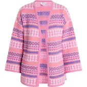 IZIA Cárdigan lila / rosa / rosé