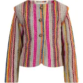 IZIA Chaqueta de entretiempo beige / azul / amarillo / rosa