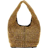 Faina Bolso de hombro oro / negro