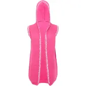 IZIA Chaleco de punto rosa / offwhite