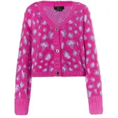 Faina Cárdigan lila / lila pastel / rosa