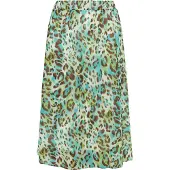 Faina Falda azul claro / marrón / verde claro / blanco