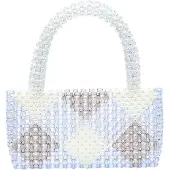 FELIPA Bolso de mano crema / azul claro