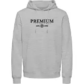 Jack & jones Premium Sudadera 'CHARLES' negro / blanco moteado