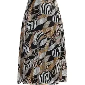 Faina Falda marrón / oro / gris / negro