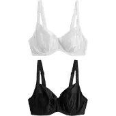 Next Sujetador negro / blanco