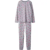 Name it Pijama De Manga Larga Lavender Hearts