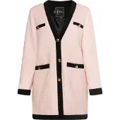 Faina Blazer rosa claro / negro