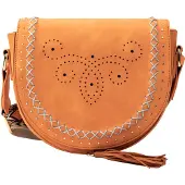 IZIA Bolso de hombro mandarina / blanco