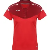 Jako Camiseta funcional 'Champ 2.0' rojo / rojo oscuro / blanco