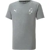 Puma Camiseta funcional 'Neymar Jr Evostripe' gris moteado / blanco