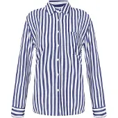 Imily Bela Blusa azul / blanco