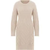 Imily Bela Vestido de punto beige