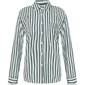 Imily Bela Blusa verde / blanco