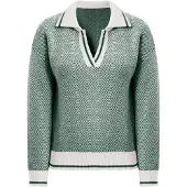 Imily Bela Jersey verde / blanco
