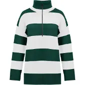 Imily Bela Jersey verde oscuro / blanco