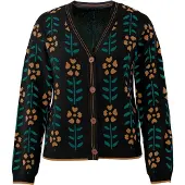 Imily Bela Cárdigan jade / naranja / negro