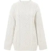 Imily Bela Jersey talla grande blanco