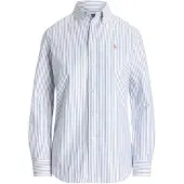 Ralph Lauren Blusa azul claro / cognac / blanco