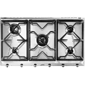Smeg Placa De Gas Contemporanea Srv596gh5 90 Cm