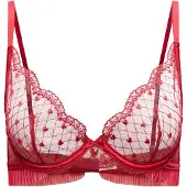 Hunkemoller Sujetador 'Cordelie' rojo sangre