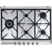 Smeg Placa De Gas Contemporanea Srv575gh5 70- 75 Cm
