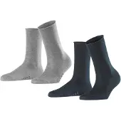 Falke Calcetines navy / gris moteado