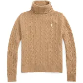 Ralph Lauren para mujer. 211888686006 Jersey de cachemira y lana beige (L), Casual, Manga larga, outlet 2026.