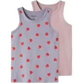 Name it Camiseta térmica lila / malva / rojo