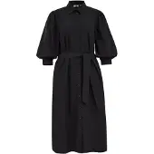 We fashion Vestido camisero negro
