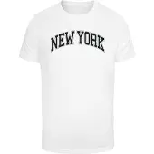 Mister tee Camiseta 'NY' negro / blanco
