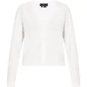 Faina Cárdigan blanco moteado