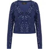 Faina Cárdigan 'Festive' navy