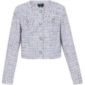 Faina Blazer 'Festive' beige claro / zafiro / rosa / negro