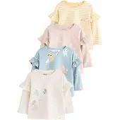 Next Camiseta beige claro / azul claro / amarillo / lila