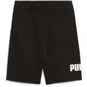 Puma Pantalón 'ESS' negro / blanco