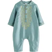 Next Pijama entero/body lima / verde