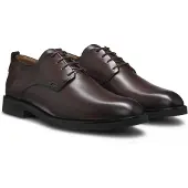 HUGO Zapatos con cordón 'Ginsby' marrón oscuro