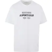 Mister tee Camiseta 'A Sportsclub' negro / blanco