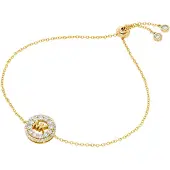 Michael Kors Pulsera chapada en oro con circonitas cúbicas Kors MK MKC1828710