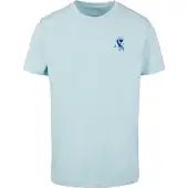 Mister tee Camiseta 'A S Club' azul / azul claro / verde / naranja