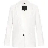 Dreimaster Klassik Blazer blanco