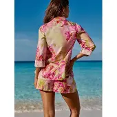 Lipsy Blusa dorado / caña / rosa / fucsia