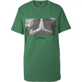 Mister tee Camiseta gris / verde / negro