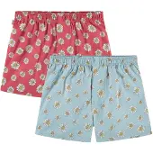 Pockies Calzoncillo boxer azul claro / amarillo / rojo claro / blanco