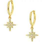 Hey Happiness Pendientes 'Nordstern' oro