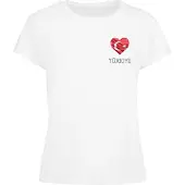 Merchcode Camiseta 'Turkey' rojo rubí / blanco