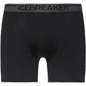 Icebreaker Calzoncillo deportivo 'Anatomica' gris oscuro / negro