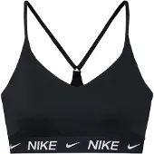 Nike Sujetador deportivo 'Indy' negro / blanco
